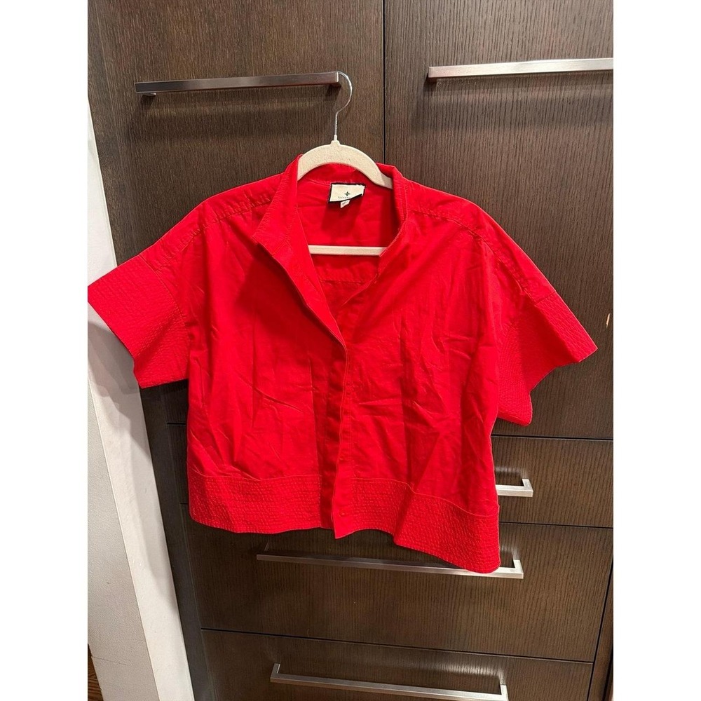 Tuckernuck Sofia Shirt red women's small